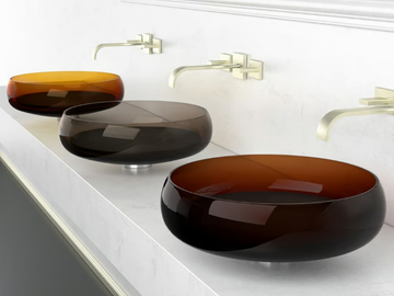 GLO BALL MURANO - Countertop round Murano glass washbasin by Glass Design - view 2